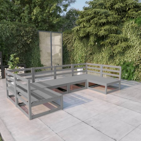 Juego de muebles de jardín 6 piezas madera maciza de pino de , Conjuntos de jardín - Ref: Foro24-3076121, Precio: 392,63 €