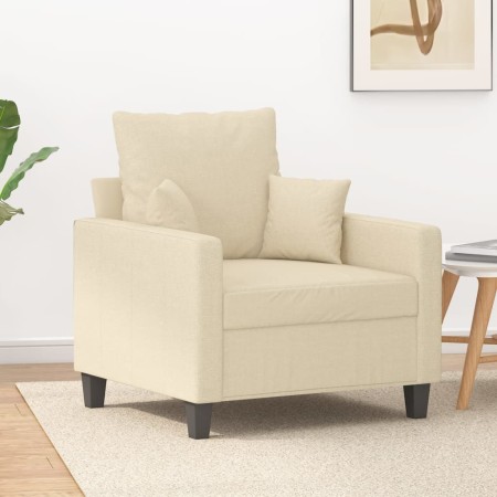 Cream fabric armchair 60 cm by , Sofas - Ref: Foro24-359253, Price: 157,68 €, Discount: %