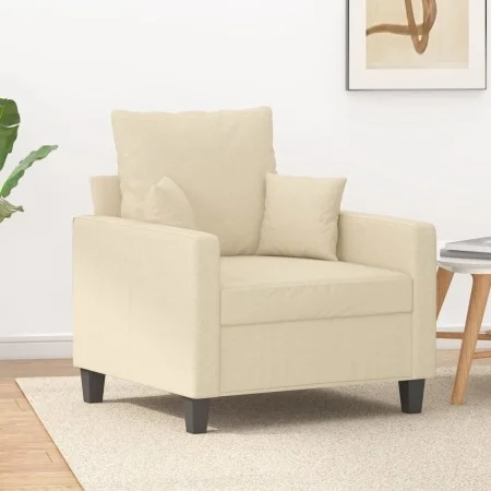 Cream fabric armchair 60 cm by , Sofas - Ref: Foro24-359253, Price: 155,17 €, Discount: %