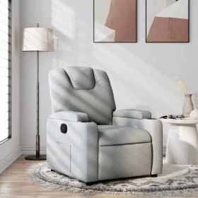 Light Gray Fabric Recliner by , Armchairs - Ref: Foro24-372365, Price: 204,90 €, Discount: %