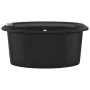 Küchenspüle aus Granit mit einer schwarzen ovalen Schüssel von vidaXL, Sinkt - Ref: Foro24-142958, Preis: 194,19 €, Rabatt: %