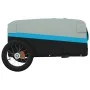 Remolque para bicicleta hierro negro y azul 30 kg de , Remolques para bicicletas - Ref: Foro24-94037, Precio: 78,58 €, Descue...