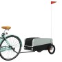 Fahrradanhänger aus schwarzem und grauem Eisen, 30 kg von , Fahrradanhänger - Ref: Foro24-94035, Preis: 86,52 €, Rabatt: %