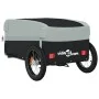 Fahrradanhänger aus schwarzem und grauem Eisen, 30 kg von , Fahrradanhänger - Ref: Foro24-94035, Preis: 84,42 €, Rabatt: %