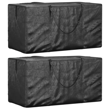 Christmas tree storage bags 2 units black polyethylene by , Garden furniture covers - Ref: Foro24-3195594, Price: 48,90 €, Di...