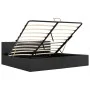 Hydraulic canapé bed with LED dark gray fabric 180x200 cm by , Beds and slatted bases - Ref: Foro24-285575, Price: 369,23 €, ...