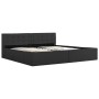 Cama canapé hidráulica con LED tela gris oscuro 180x200 cm de , Camas y somieres - Ref: Foro24-285575, Precio: 347,19 €