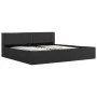 Hydraulic canapé bed with LED dark gray fabric 180x200 cm by , Beds and slatted bases - Ref: Foro24-285575, Price: 369,23 €, ...