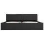 Hydraulic canapé bed with LED dark gray fabric 180x200 cm by , Beds and slatted bases - Ref: Foro24-285575, Price: 369,23 €, ...
