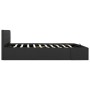 Cama canapé hidráulica con LED tela gris oscuro 180x200 cm de , Camas y somieres - Ref: Foro24-285575, Precio: 347,19 €