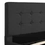 Hydraulic canapé bed with LED dark gray fabric 180x200 cm by , Beds and slatted bases - Ref: Foro24-285575, Price: 369,23 €, ...