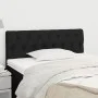 Cabecero de tela negro 100x7x78/88 cm de , Cabeceros y pies de cama - Ref: Foro24-346328, Precio: 39,71 €, Descuento: %