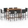 9-teiliges schwarzes Gartenbar-Set von , Gartensets - Ref: Foro24-3068020, Preis: 736,60 €, Rabatt: %