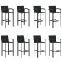 9-teiliges schwarzes Gartenbar-Set von , Gartensets - Ref: Foro24-3068020, Preis: 736,60 €, Rabatt: %