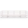 4-Sitzer-Gartensofa aus weißem Kiefernholz von , Outdoor-Sofas - Ref: Foro24-3075360, Preis: 251,05 €, Rabatt: %