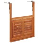 Hanging balcony table solid acacia wood 64.5x44x80 cm by vidaXL, Garden tables - Ref: Foro24-44118, Price: 52,13 €, Discount: %