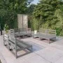 Muebles de jardín 6 piezas gris madera de pino maciza de , Conjuntos de jardín - Ref: Foro24-3075411, Precio: 428,18 €, Descu...