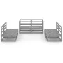 6-teilige Gartenmöbel aus grauem Kiefernholz von , Gartensets - Ref: Foro24-3075411, Preis: 428,18 €, Rabatt: %