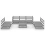 Gartenmöbel 8-teilig graues massives Kiefernholz von , Gartensets - Ref: Foro24-3075426, Preis: 510,52 €, Rabatt: %