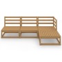 Gartenmöbel 4 Stück honigbraunes massives Kiefernholz von , Gartensets - Ref: Foro24-3075487, Preis: 268,23 €, Rabatt: %