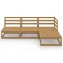 Muebles de jardín 4 piezas marrón miel madera maciza de pino de , Conjuntos de jardín - Ref: Foro24-3075487, Precio: 264,61 €...
