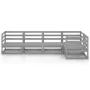 Muebles de jardín 5 piezas gris madera de pino maciza de , Conjuntos de jardín - Ref: Foro24-3075556, Precio: 311,88 €, Descu...