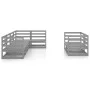 7-piece gray solid pine wood garden furniture by , Garden sets - Ref: Foro24-3075646, Price: 409,34 €, Discount: %