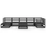 8-piece garden furniture set with black cushions made of pine wood. by , Garden sets - Ref: Foro24-3075703, Price: 582,16 €, ...