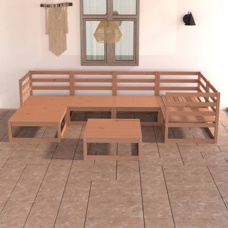 Gartenmöbel 7 Stück honigbraunes massives Kiefernholz von , Gartensets - Ref: Foro24-3075692, Preis: 473,01 €, Rabatt: %