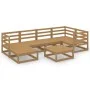 Gartenmöbel 7 Stück honigbraunes massives Kiefernholz von , Gartensets - Ref: Foro24-3075692, Preis: 473,26 €, Rabatt: %