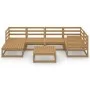 Gartenmöbel 7 Stück honigbraunes massives Kiefernholz von , Gartensets - Ref: Foro24-3075692, Preis: 473,26 €, Rabatt: %