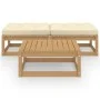 Juego de muebles de jardín 3 pzas y cojines madera maciza pino de , Conjuntos de jardín - Ref: Foro24-3076287, Precio: 183,10...