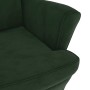 Wingback armchair and dark green velvet footstool by , Armchairs - Ref: Foro24-3115933, Price: 283,13 €, Discount: %