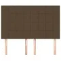 Headboards 4 units dark brown fabric 72x5x78/88 cm by , Headboards and footboards - Ref: Foro24-3116333, Price: 115,13 €, Dis...