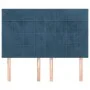 Cabeceros 4 unidades terciopelo azul oscuro 72x5x78/88 cm de , Cabeceros y pies de cama - Ref: Foro24-3116384, Precio: 91,96 ...