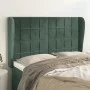 Kopfteil mit dunkelgrünen Samtohren 147x23x118/128cm von , Kopf- und Fußteile - Ref: Foro24-3118007, Preis: 133,14 €, Rabatt: %