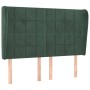 Kopfteil mit dunkelgrünen Samtohren 147x23x118/128cm von , Kopf- und Fußteile - Ref: Foro24-3118007, Preis: 116,51 €, Rabatt: %