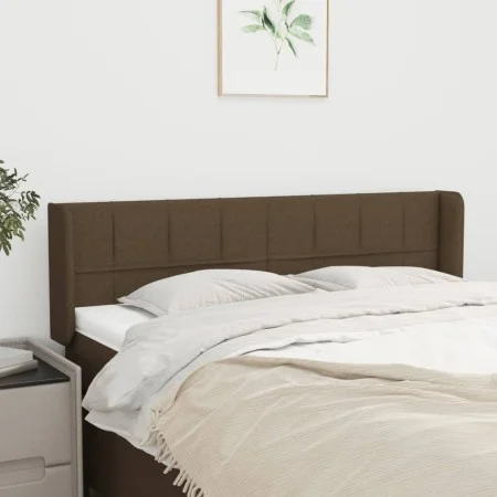 Cabecero de tela gris oscuro 147x16x78/88 cm de , Cabeceros y pies de cama - Ref: Foro24-3118769, Precio: 70,35 €, Descuento: %