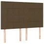 Box spring bed with dark brown fabric mattress 140x200 cm by , Beds and slatted bases - Ref: Foro24-3128528, Price: 504,28 €,...