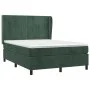 Box spring bed with dark green velvet mattress 140x200 cm by , Beds and slatted bases - Ref: Foro24-3129216, Price: 523,48 €,...