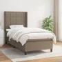 Box spring bed with taupe gray fabric mattress 80x200 cm by , Beds and slatted bases - Ref: Foro24-3131389, Price: 368,86 €, ...