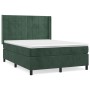Boxspringbett mit dunkelgrüner Samtmatratze 140x190 cm von , Betten und Lattenroste - Ref: Foro24-3132678, Preis: 514,42 €, R...