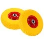 Wheelbarrow wheels 4 pcs Solid PU 3.00-4 (245x82) by vidaXL, Hoists, cranes and carts - Ref: Foro24-142974, Price: 62,64 €, D...
