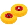 Wheelbarrow wheels 4 pcs Solid PU 3.00-4 (245x82) by vidaXL, Hoists, cranes and carts - Ref: Foro24-142974, Price: 62,64 €, D...