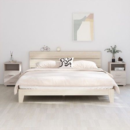 Mesitas de noche 2 uds HAMAR pino macizo blanco 40x35x62 cm de vidaXL, Mesitas de noche - Ref: Foro24-340417, Precio: 97,43 €...