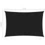 Rectangular black Oxford fabric sail shade 2.5x5 m by , Umbrellas - Ref: Foro24-135759, Price: 44,90 €, Discount: %