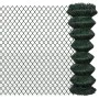 Valla de tela metálica acero verde 1,25x15 m de , Paneles de vallas - Ref: Foro24-140345, Precio: 61,25 €, Descuento: %