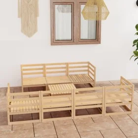 8-teiliges Gartenmöbel-Set aus massivem Zirbenholz von , Gartensets - Ref: Foro24-3075369, Preis: 443,85 €, Rabatt: %