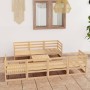 8-teiliges Gartenmöbel-Set aus massivem Zirbenholz von , Gartensets - Ref: Foro24-3075369, Preis: 456,96 €, Rabatt: %