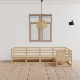 5-piece solid pine wood garden furniture set by , Garden sets - Ref: Foro24-3075554, Price: 277,63 €, Discount: %
